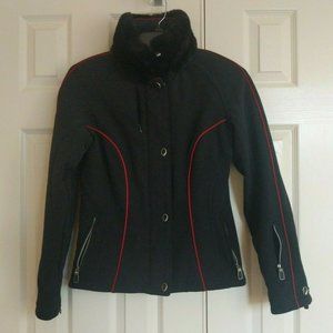 Metropolis by Couloir Women's 8 Black Insulated Jacket Removable FauxFur Collar